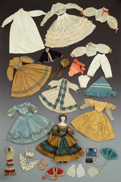 Doll and Wardrobe, Sanitary Fair by American School